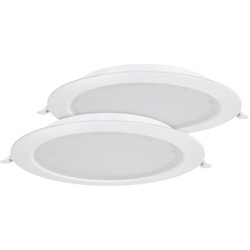 LED beépíthető AURA PRIZMA dupla csomag 2x18W fehér 2700K | 425.000.018 | HOROZ