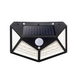 SUNARI FLS-65 100*SMD PIR 6W 480lm 6000K 1200mAh napelemes LED-lámpa T-90819 PLASTROL