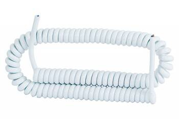 Spirálkábel 05VVH8-F 3x1 - 5m - fehér F-electro