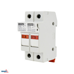 2 biztosítékalap 10x38 1000V DC biztosítékkötegekhez MAX. 32A SCHELINGER KIJELZŐVEL