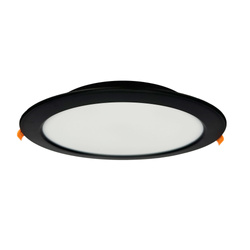 Süllyesztett LED lámpatest ALEXIS 24W 2270lm IP20 CCT kerek fekete | HOROZ