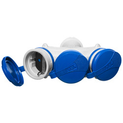 3-szoros elosztó hermetikus burkolattal, 3x2p+Z, IP44 W-01161 PLASTROL