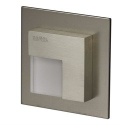 LED Tico felszíni lámpatest kerettel 14V DC, szín rozsdamentes acél, meleg fehér 05-111-22 Ledix Zamel