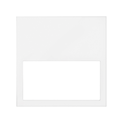 Simon 100 matt fehér 1-es keret minimal