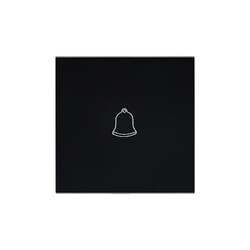 Csengőbillentyű fekete, iZi ViPlast sorozat