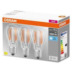 3x LED izzó szett E27 7.5W 4000K 1055lm Osram 7.5W 4000K 1055lm