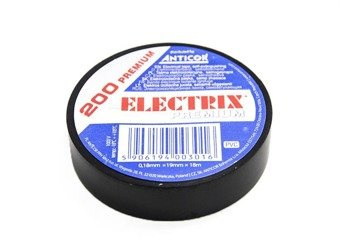 PVC elektromos szigetelő szalag 19x18mm Premium Anticor 200 fekete