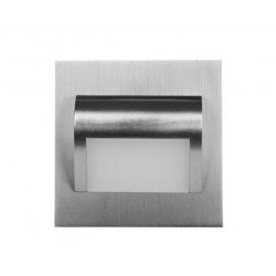 LED INGA 1,2W 3000K 100lm lépcsőházi lámpatest szatén 12 V LS-ISW F&F