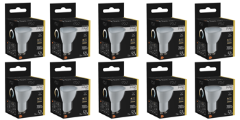 10 db FARI GU10 7,5W 3000K meleg WW 700lm 120st Edo Solutions LED izzókból álló készlet FARI GU10 7,5W 3000K meleg WW 700lm 120st Edo Solutions