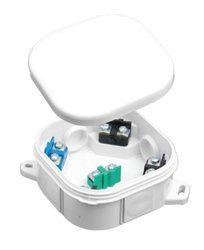 Hermetikus felszíni doboz PH csatlakozókkal 92x92 klik IP54 fehér A.0020B Pawbol