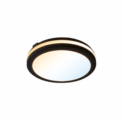 SCARLETT mennyezeti lámpa 30W 2700lm 3CCT IP65 kerek fekete | HOROZ