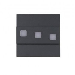 LED-es lépcsőfény VIKA 1,2W 3000K 100lm antracit 12V LS-VAW F&F