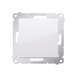 Lépcsőkapcsoló piktogram nélkül (moduláris) 16AX 250V csavaros csatlakozók, fehér Simon 54 DW6A.01/X/11 Kontakt Simon