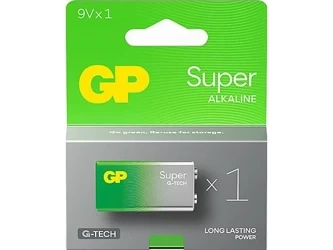 Super 9V/6LR61 alkáli elem; 9.0V (1 db)