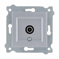 Végződő TV aljzat szűréssel Ezüst 260/10E EXEN