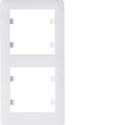 HAGER LUMINA SOUL WL5120 2-ES FEHÉR KERET FÜGGŐLEGES ELHELYEZÉSSEL IP20