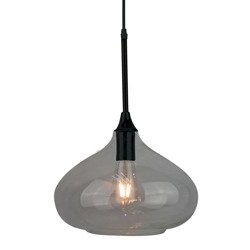 Függeszték modern üveg fényes fekete Ф280mm 3885 V-TAC
