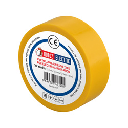 PVC szigetelőszalag 19mmx9m sárga | HOROZ