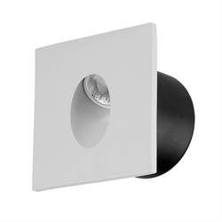 Lépcsőfényszóró 3W LED fehér négyzet 230V semleges 4000K 270lm V-TAC