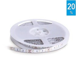 LED szalag TRAMO 300 diódák 2835 IP20 hideg 5m Kobi