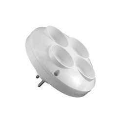 Hosszabbító kábel 4 aljzat földelés nélkül Elgotech