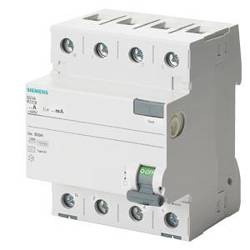 SENTRON 4P 25A 0,03A maradó áramú megszakító AC pólusú N balra 5SV4342-0KL Siemens