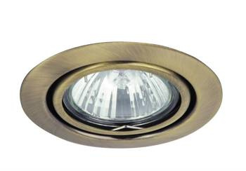 Beépített kerek mennyezeti lámpatest SPOT RELIGHT bronz GU5.3 50W 12V IP20 Rabalux 50W 12V IP20