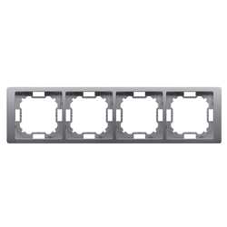 4 irányú keret Neos univerzális vízszintes és függőleges acél inox Simon Basic BMRC4/21