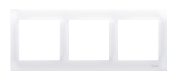 Simon 54 Premium fehér 3 irányú univerzális keret IP20/IP44, DR3/11