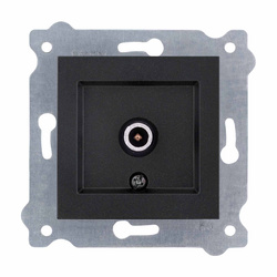 TV terminál kivezetés szűrővel Fekete metál 260/14E EXEN