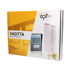SAGITTA 2 vezetékes, felszíni ajtóbejárati rendszer OR-DOM-SG-918, Orno