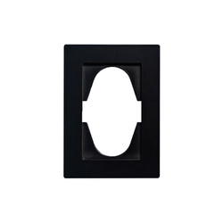 Dupla aljzathoz való ABS keret fekete, ViP ViPlast