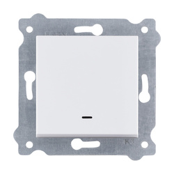 Lépcsőkapcsoló világítással Fehér 210/01E EXEN