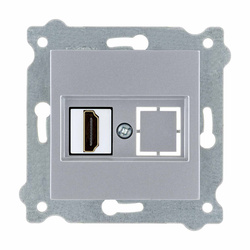HDMI aljzat csatlakozóval Ezüst 269/10E EXEN
