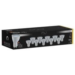 10x FARI LED GU10 10W 3000K meleg WW 1000lm 120st Edo Solutions izzó 10x FARI LED GU10 10W 3000K meleg WW 1000lm 120st Edo Solutions izzókészlet