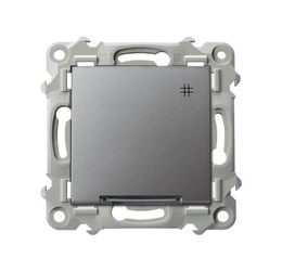 Keresztkapcsoló kék világítással SZAFIR Grey Ospel