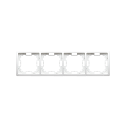 4 irányú keret – univerzális vízszintes és függőleges, fehér Kontakt Simon BMR4/11 modul