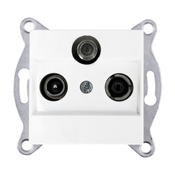 RTV-SAT végaljzat szűrővel Fehér 279/01E EXEN