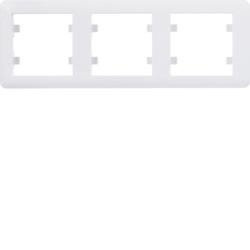 HAGER LUMINA SOUL WL5230 3-AS FEHÉR KERET VÍZSZINTES ELHELYEZÉSSEL IP20