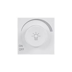 Fényerő-szabályzó fedlap fehér, ViP ViPlast