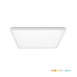 LED mennyezeti lámpa NIVERA SQUARE 24W 3CCT 3000/4000/6000K IP54 fehér négyzet alakú Kobi Premium