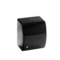 Fröccsenésálló keresztkapcsoló, fekete, IP44 KOALA 154-05 ViPlast