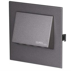 LED Navi beépíthető lámpatest kerettel 14V DC, grafit színű, semleges fehér 11-211-37 Ledix Zamel
