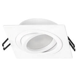 CERI 1 SQ White IP20 négyzet alakú süllyesztett mennyezeti süllyesztett lámpatest fehér EDO777139 Edo Solutions