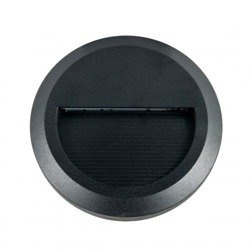 2W LED Lépcsővilágítás Fekete test Kerek Természetes Fehér 1316 V-TAC