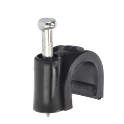 Kábeltartó FLOP fi8 fekete csomag 100db H.7007C Pawbol