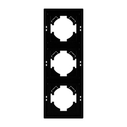 Háromszoros keret, fekete, iZi sorozat, függőleges, Viplast