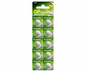 10x alkáli elem AG12 / LR43 1,5V b 186F-U10, GPPBA186F004 GP