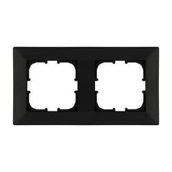 EXEN Fekete metál dupla keret O102/14E EXEN (Odak)