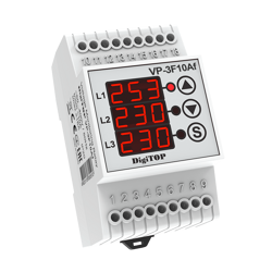 Háromfázisú feszültség relé VP-3F10Af